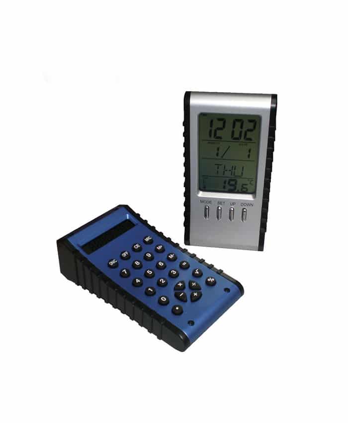 2 IN 1 DIGITAL CLOCK WITH CALCULATOR