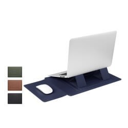 3-in-1-PU-Leather-Laptop-Sleeve-and-Stand-with-Mousepad-corporate-gift-singapore