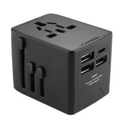 Universal Travel Adaptor (3 USB ports + 1 Type-C ports)