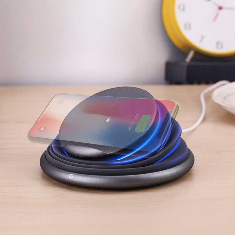 LED Ambient Light Fast Charging Wireless Charger