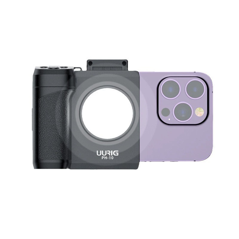 Multi-Functional Phone Camera Grip with LED Fill Light
