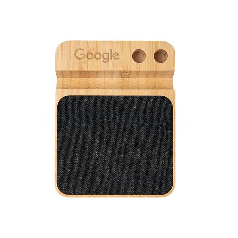 Eco Friendly Multifunctional Bamboo Wireless Charger with Pen Holder