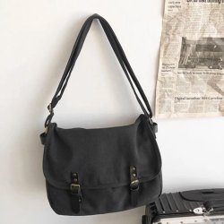 Messenger Style Canvas Crossbody Bag