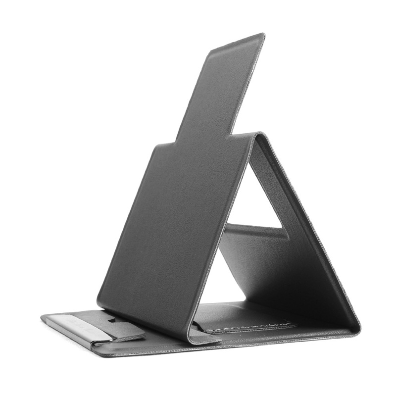 Portable Foldable PU Leather Phone Stand