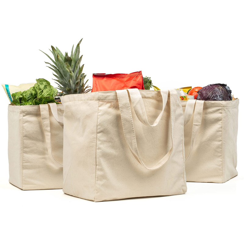 Large Capacity Grocery Shopping Canvas Bag