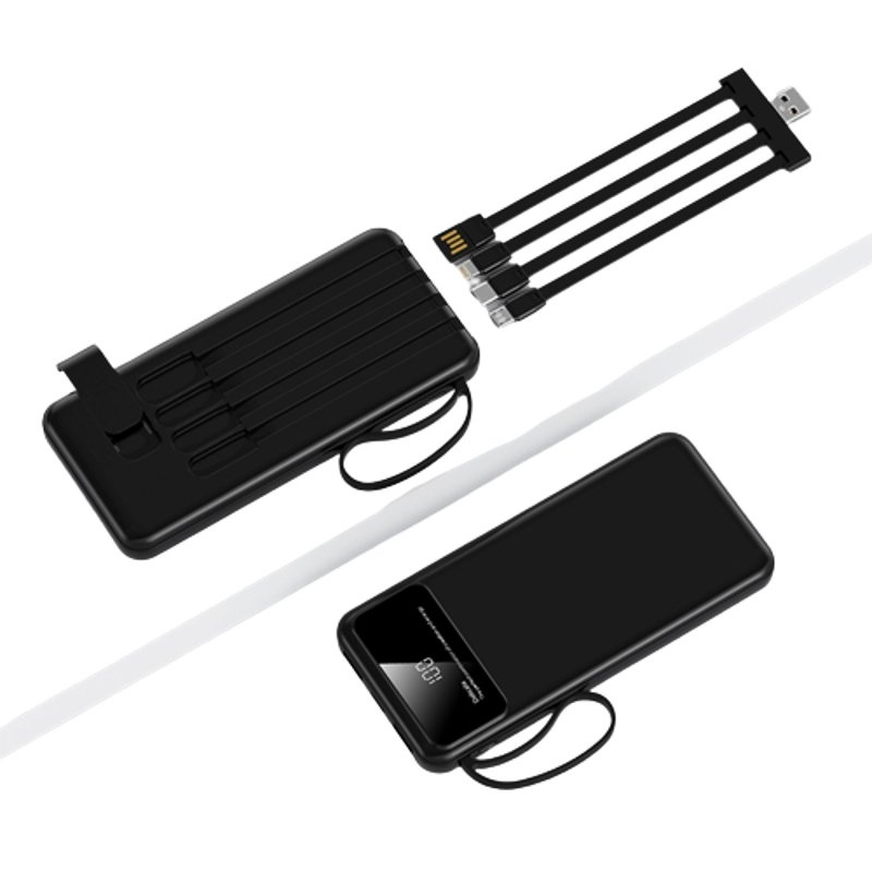 Multi-functional Detachable Built-in Cable Power Bank