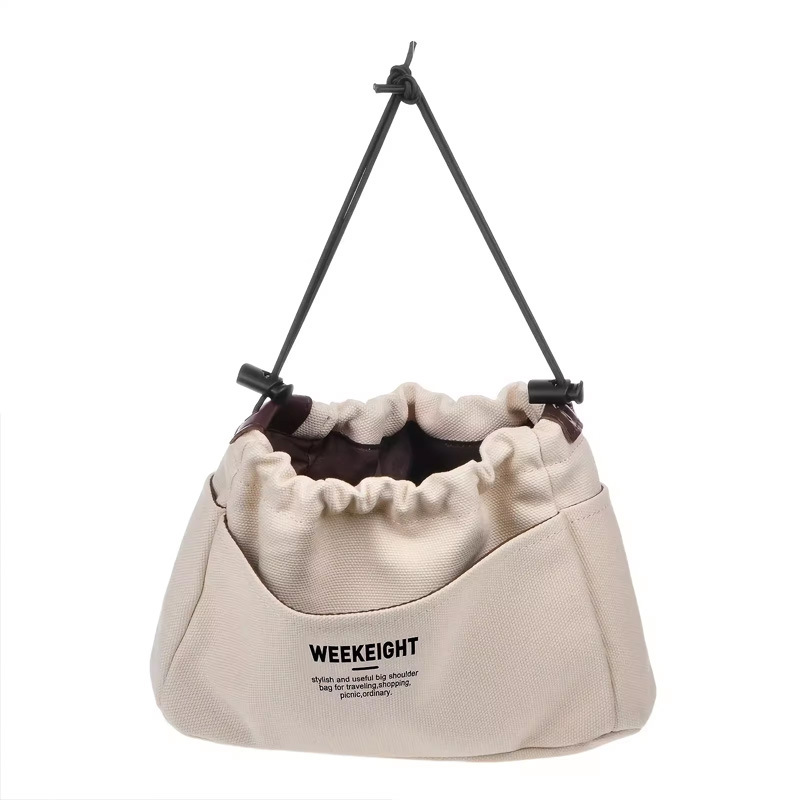 Drawstring Canvas Organizer Bag