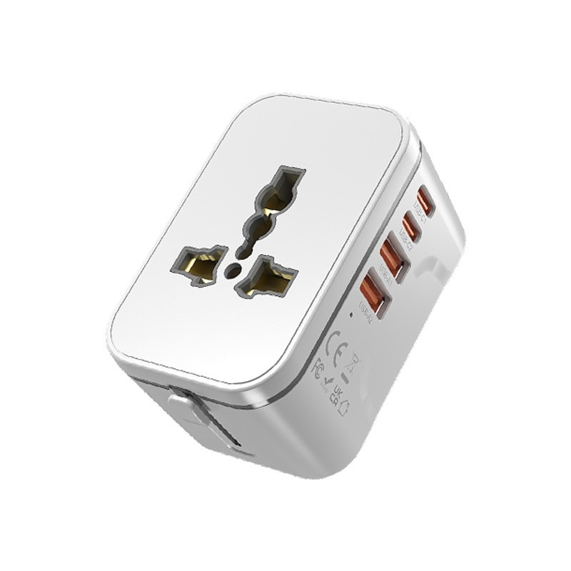 Travel Adaptor - 2 USB PORT (QC3.0) + 2 TYPE-C PORT (PD20W)