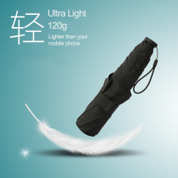 Ultra Light Glass Fiber 3 Fold Umbrella (120g)