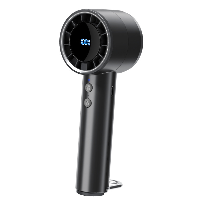 Digital Display USB Portable Handheld Turbo High-Speed Fan