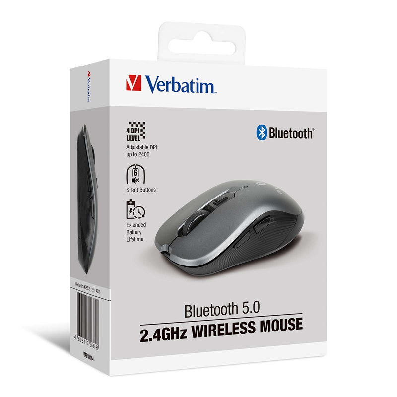 Verbatim Bluetooth 5.0 2.4GHz Wireless Mouse