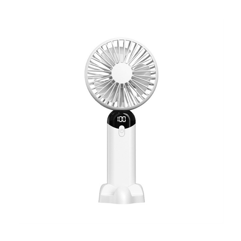 6 Speed Gear Handheld Fan with Digital Display