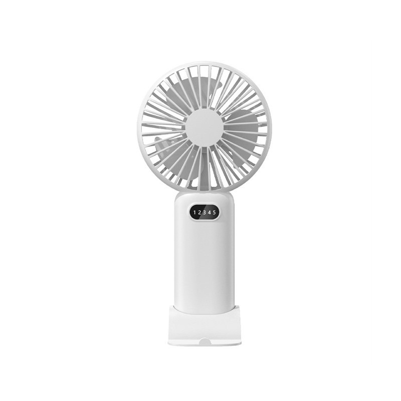 5 Speed Gear Handheld Fan with Phone Stand