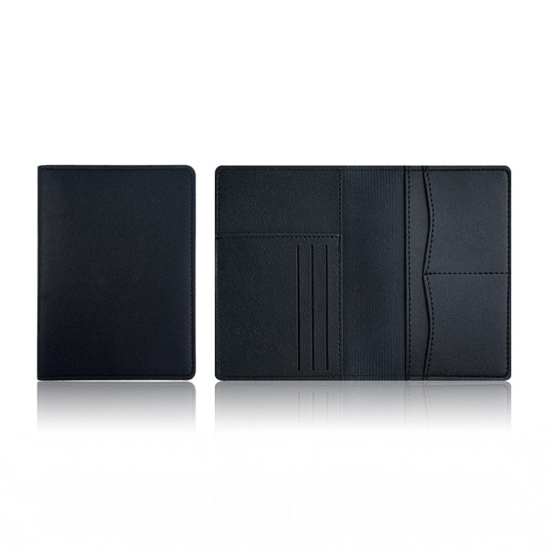 PU Leather Passport Holder with Compartments