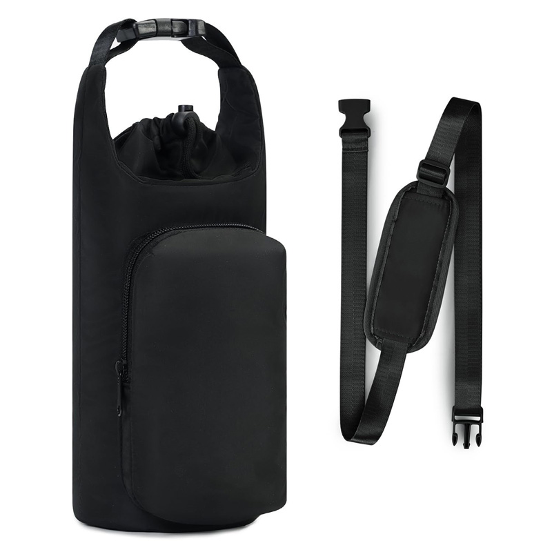 Portable Water Bottle Shoulder Strap Bag