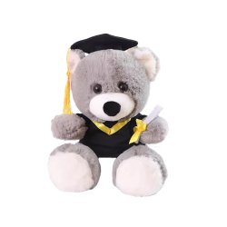 Sitting Bear Graduation Plush