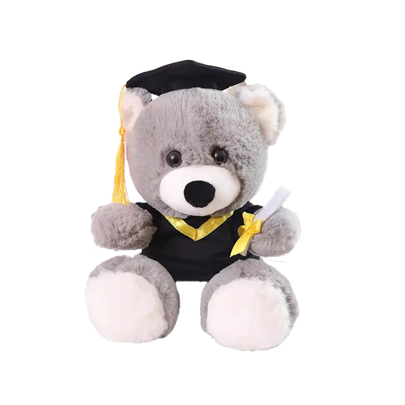 Sitting Bear Graduation Plush