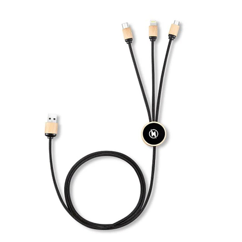 Eco Friendly 3-in-1 Charging Cable