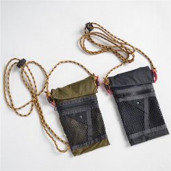Small Outdoor Crossbody Mesh Pouch