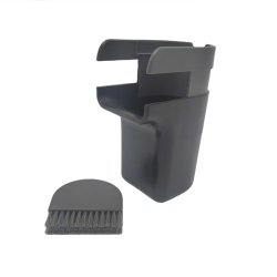 Attachable Small Desktop Trash Can with Sweeper