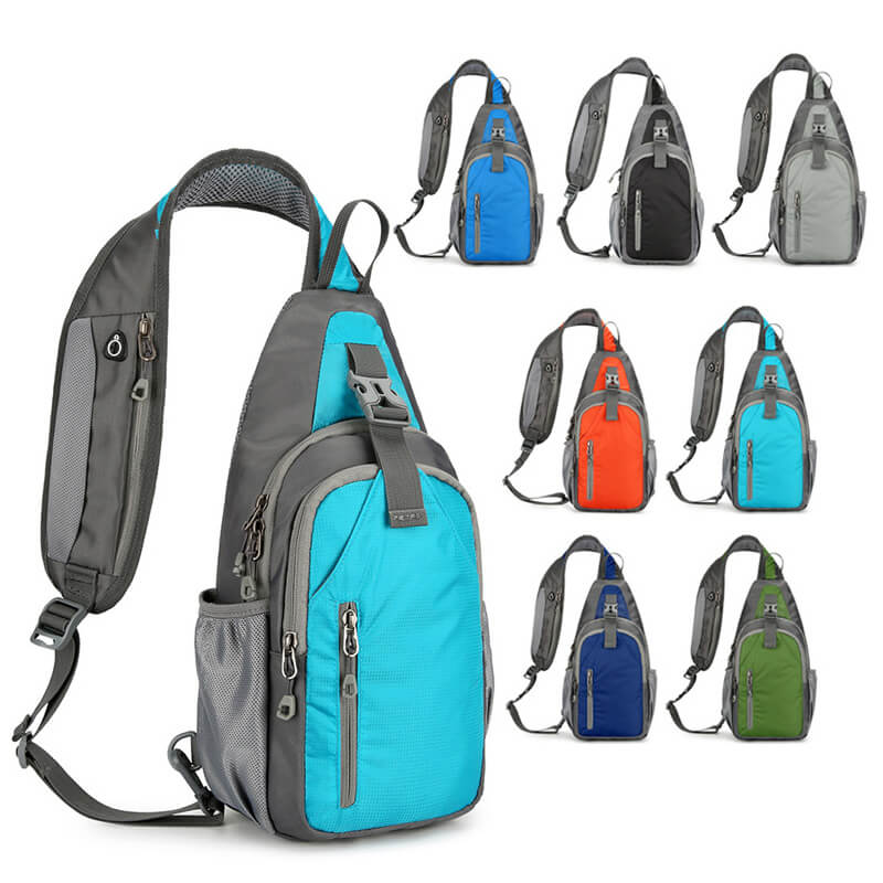 Zipper Compartments Chest Bag