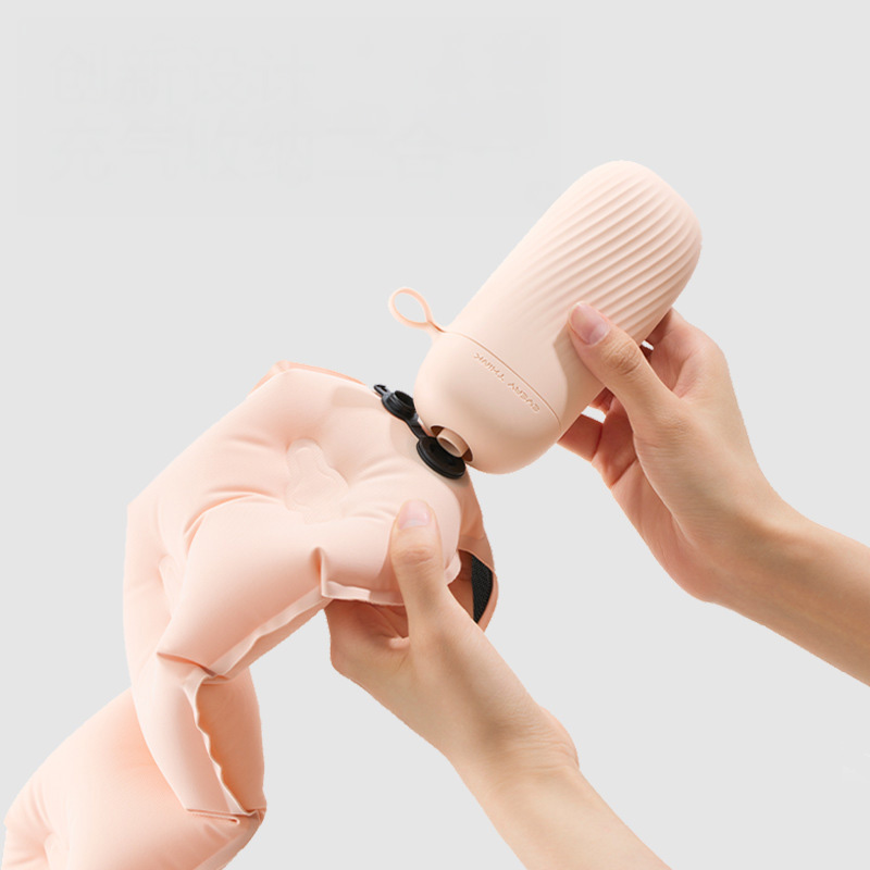 Portable Pocket Inflatable Neck Pillow