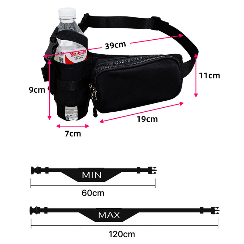 Water Bottle Holder Belt Bag 
