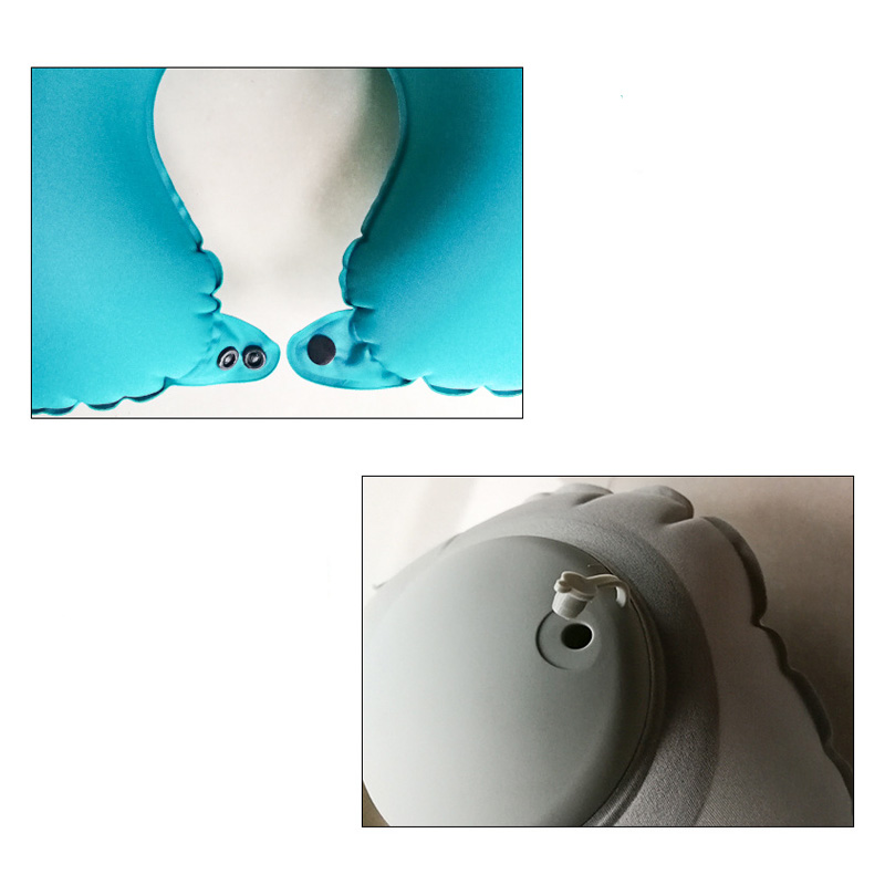 Pump Inflatable Neck Pillow