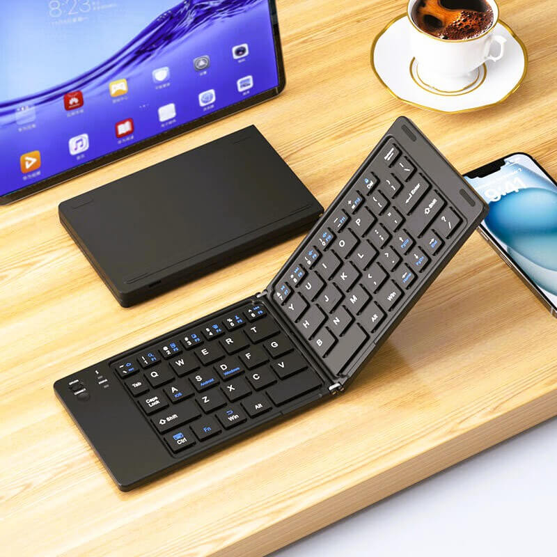 bluetooth-wireless-foldable-rechargeable-keyboard-singapore-corporate-gift