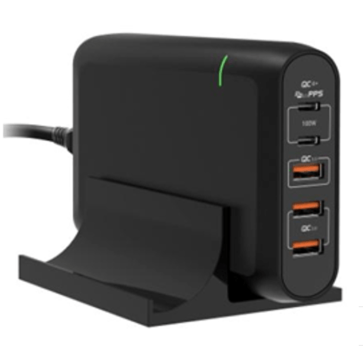 100W PD charger 2C+3A